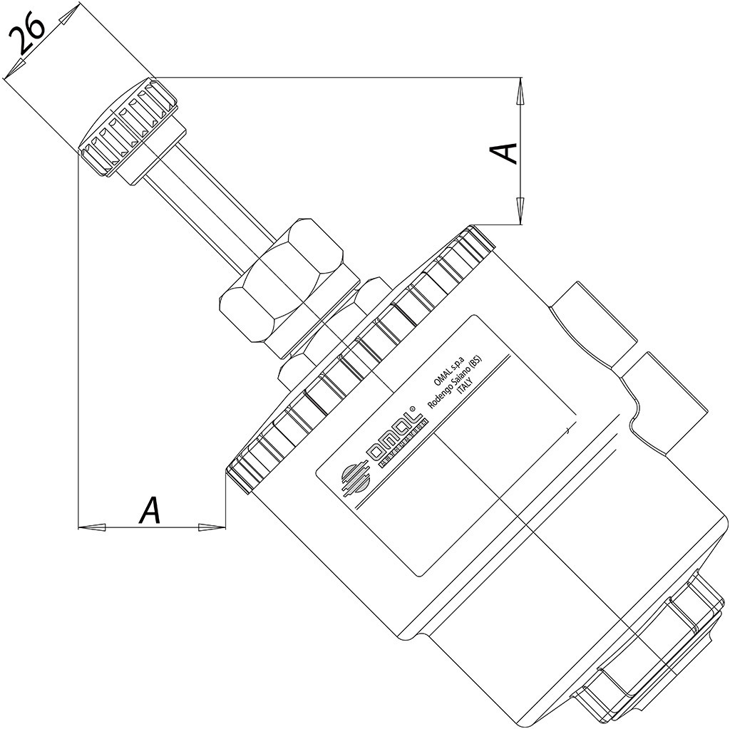 Pneumatische Ventil ARES mit Klemmverbindung 3A  - zubehör - 