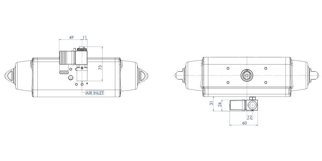 EP41 Micro - Magnetventil 3/2 für SR-Stellantriebe - data accessoriattuatori - 
