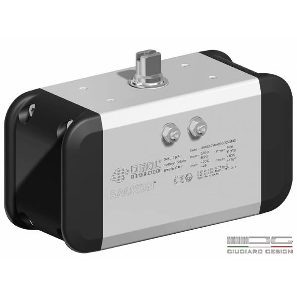 RACKON - Pneumatischer zahnstangen-getriebe