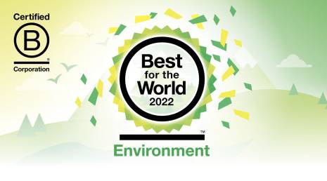 Das Unternehmen OMAL wurde unter die B Corp Best for the World des Jahres 2022 gewählt!